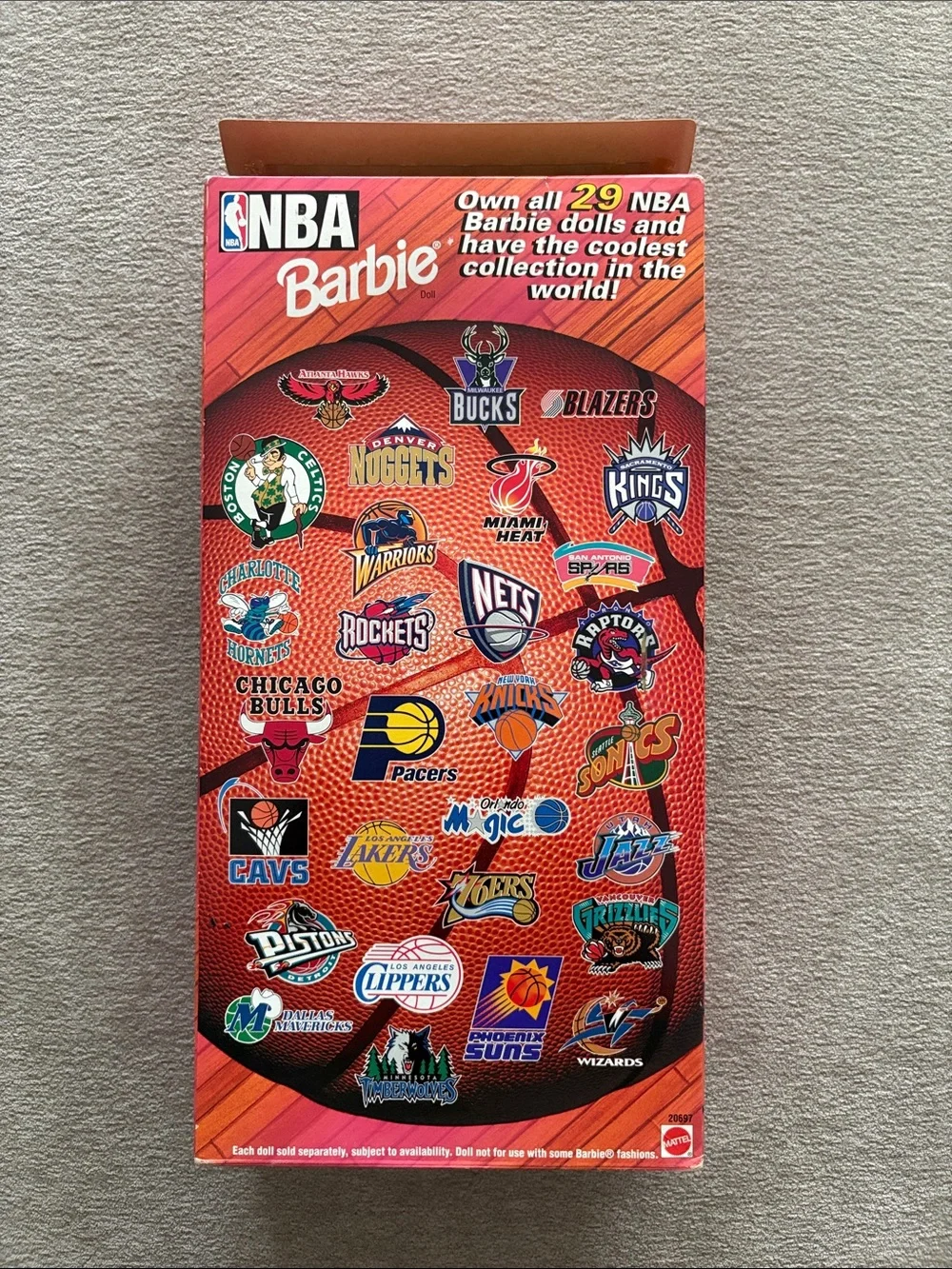 Barbie NBA Washington DC Wizards African American Doll - Official 1998 Mattel